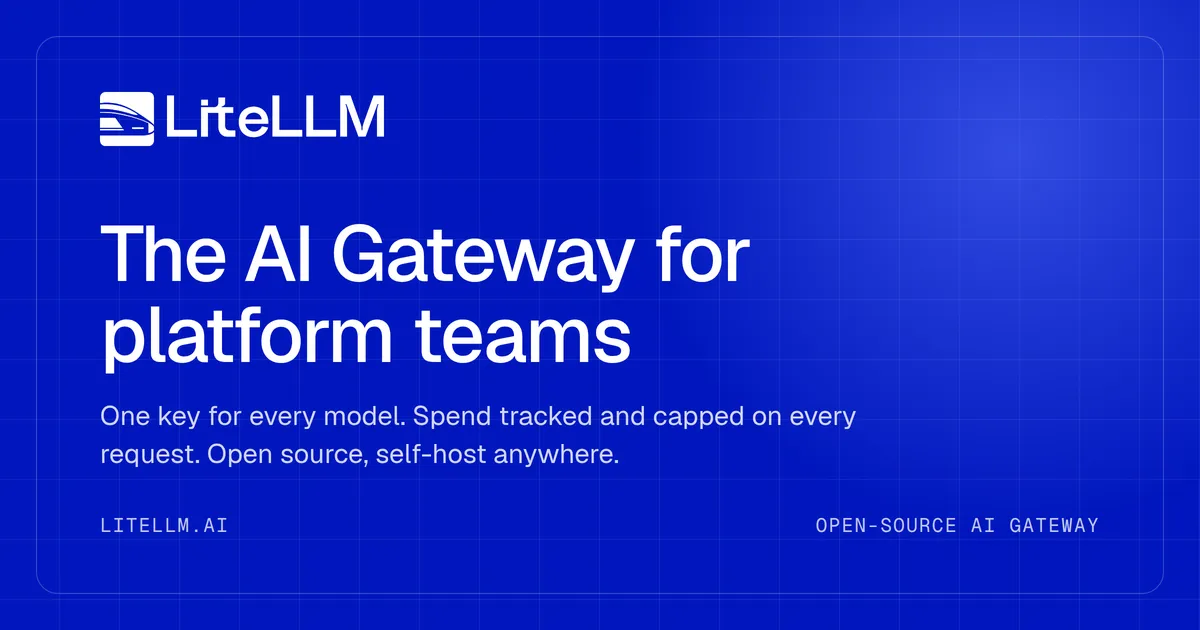 複数の LLM の API キーをまとめて管理する LiteLLM の AI Gateway