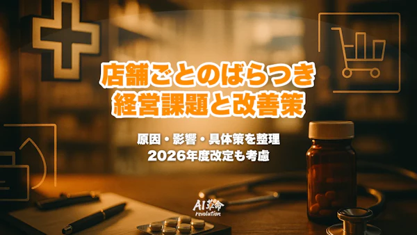 大手薬局で店舗ごとのばらつきが生まれる理由と本部ができること