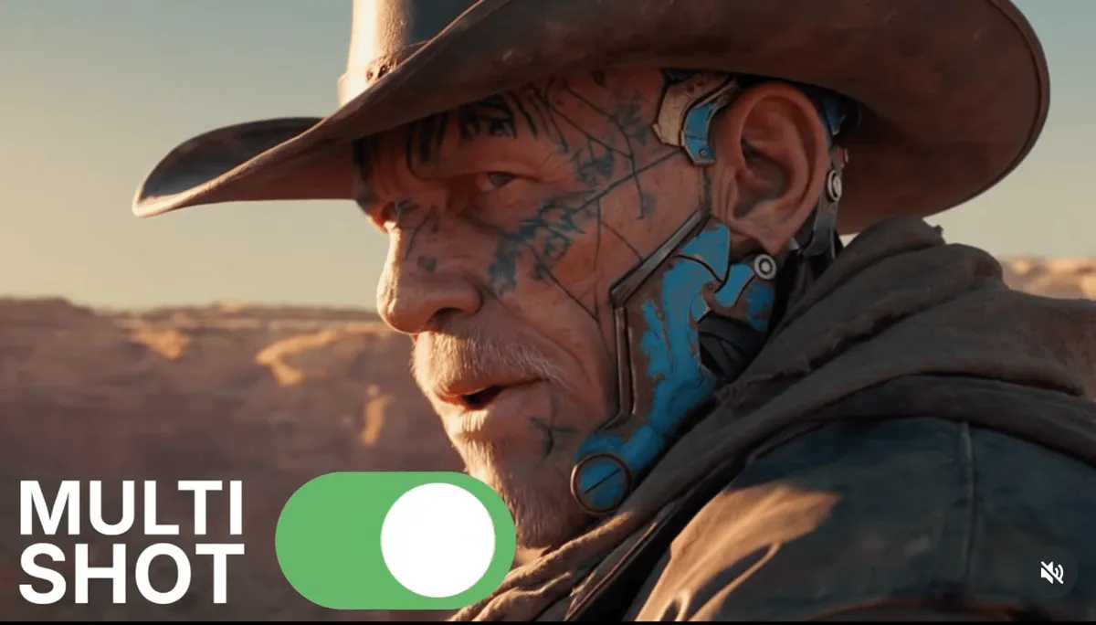 Kling 3.0のマルチショット・カメラ制御機能のデモ画面