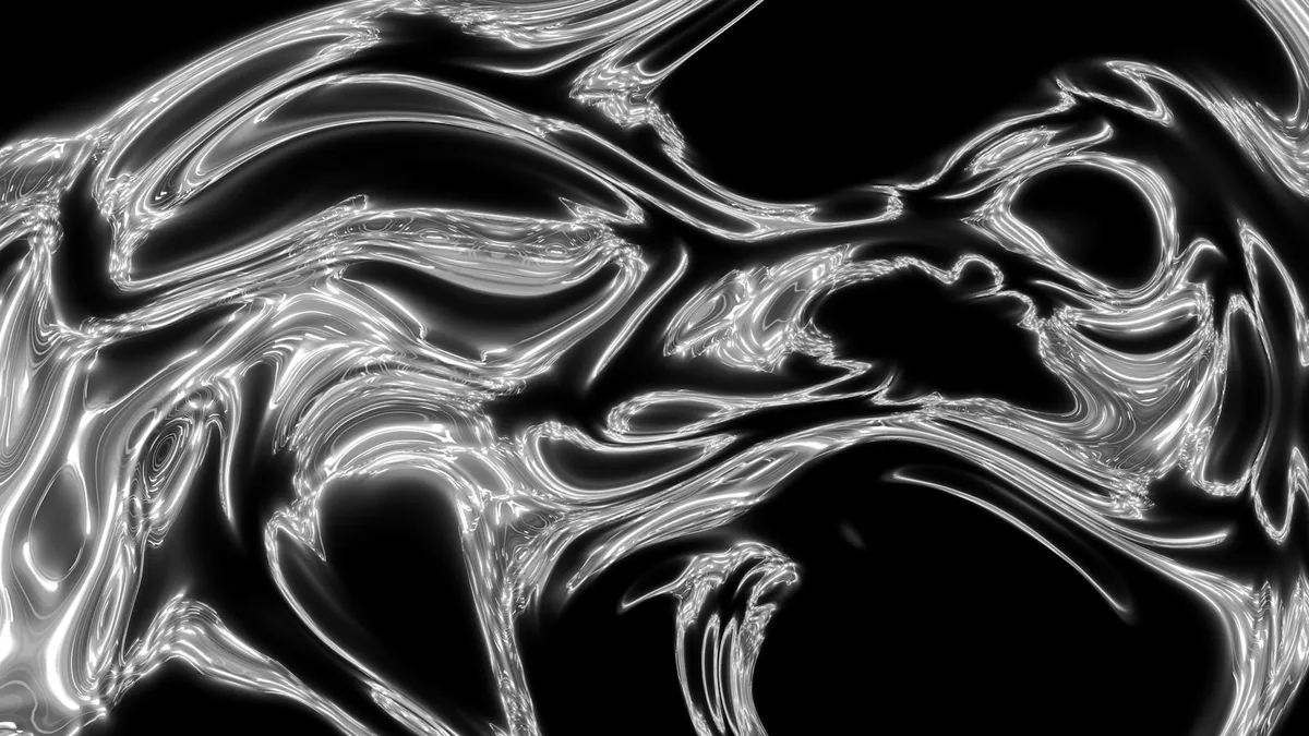 渦を巻く流体の抽象イメージ。OpenAIがナビエ・ストークス方程式の有限時間爆発を証明したと発表した