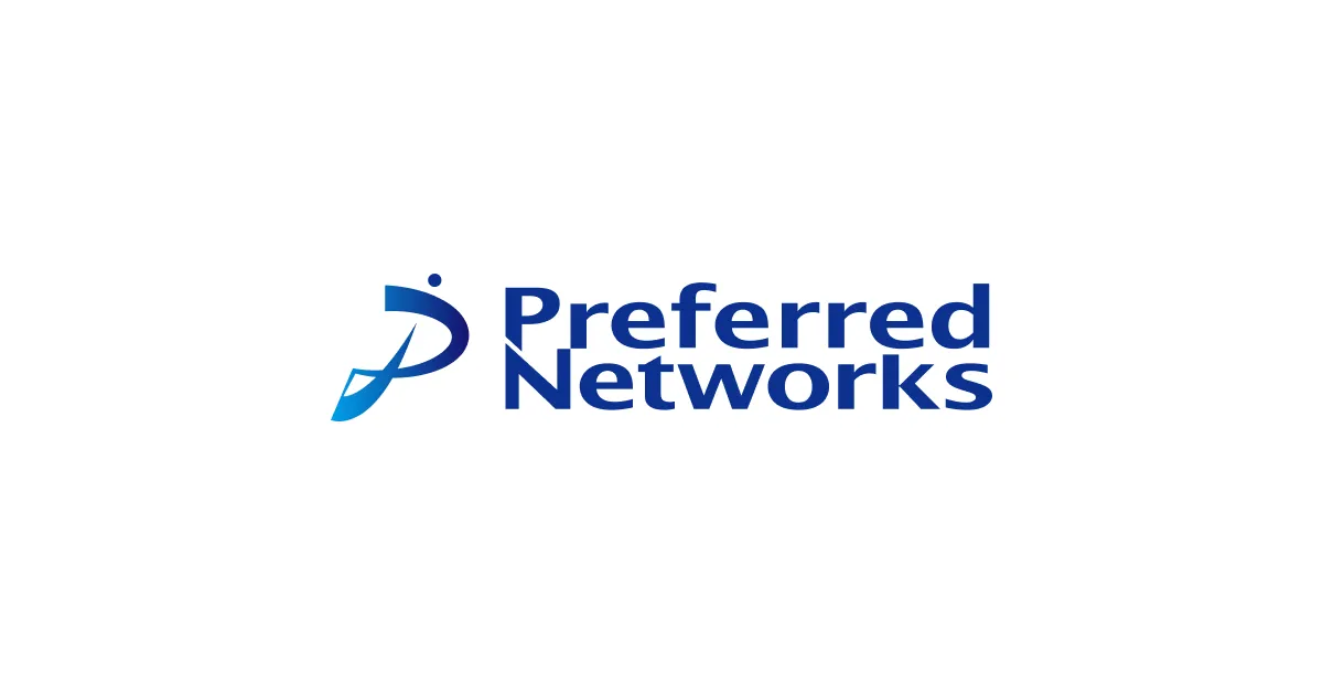 Preferred Networksの企業ロゴ。汎用原子レベルシミュレータMatlantisの開発元