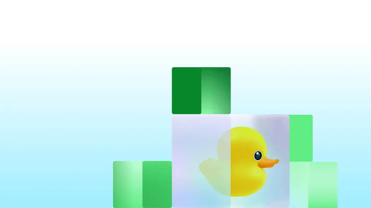 Copilot CLIのRubber Duck機能を紹介するGitHub公式ブログのイメージ画像（ラバーダック）