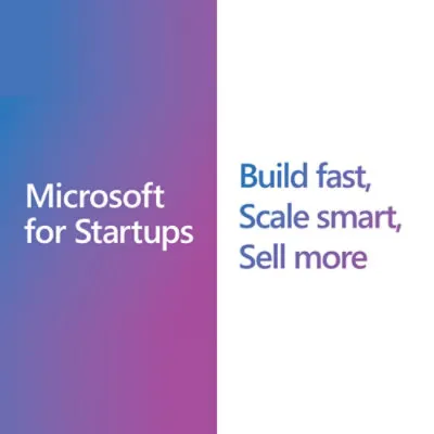 比較対象となるMicrosoft for Startupsの公式イメージ