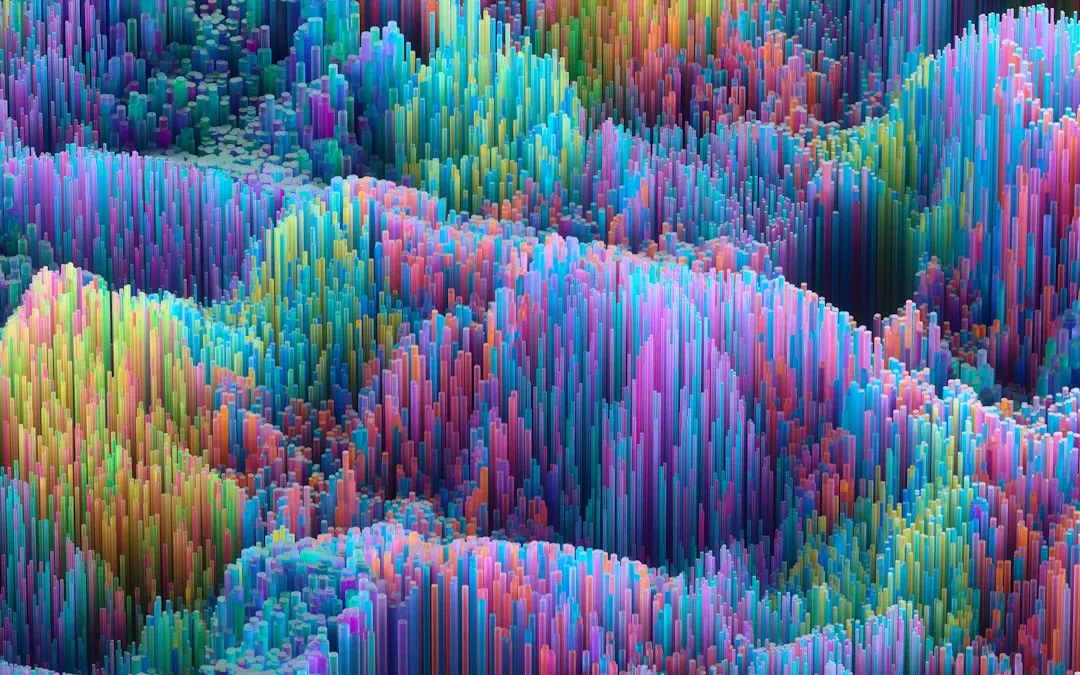 カラフルなAIデータ可視化:OpenAI・Google・Anthropic間のAI人材争奪戦の規模を象徴