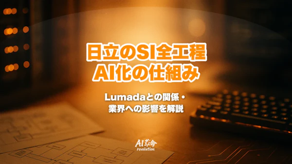 日立がSI全工程をAI化|要件定義から保守まで自動化する仕組み・Lumadaとの関係・SIer業界への影響を解説【2026年10月最新】
