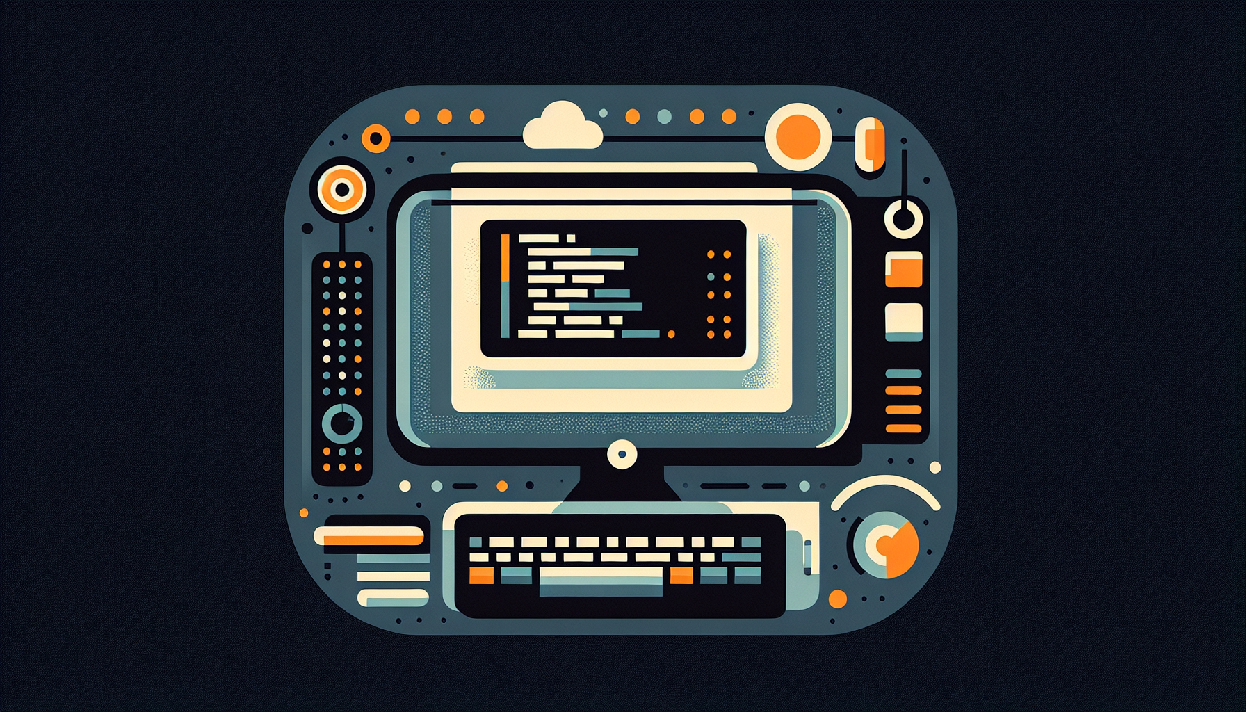 ローカル型AIエージェントとクラウド型AIエージェントの違いを表すイラスト