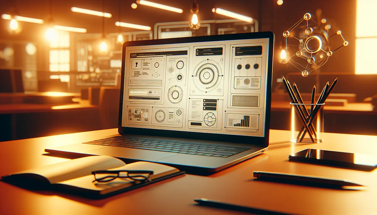 Claude Designでプロトタイプを生成しているノートPCの画像