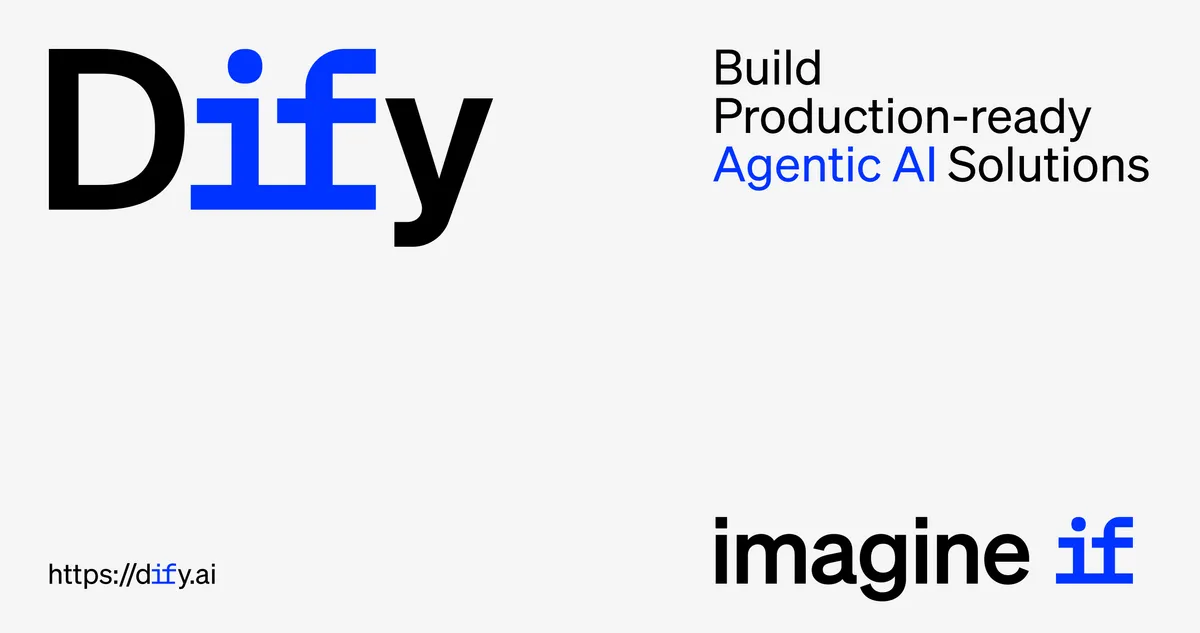 Difyのエージェンティックワークフローを説明する公式カバー画像