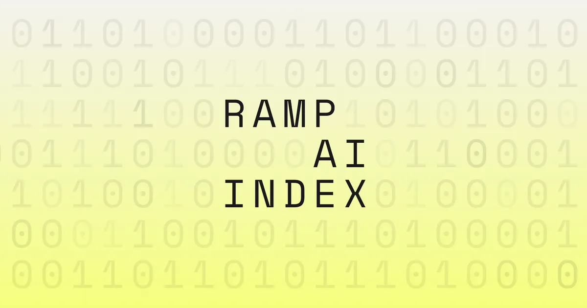 Ramp AIインデックス2026年5月：AnthropicがOpenAIを逆転した企業AI支出シェアの推移
