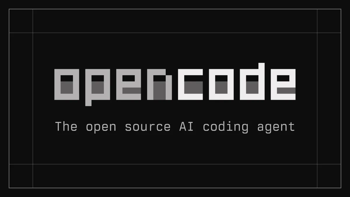 オープンソースのAIコーディングエージェントOpenCodeのロゴ画像