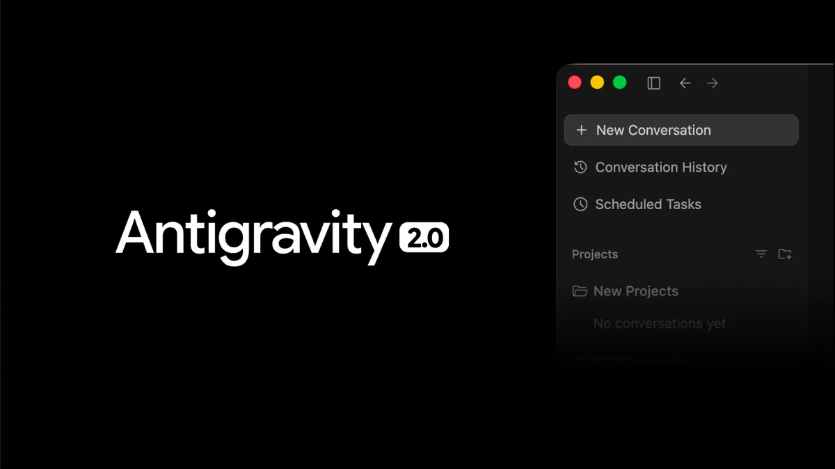 Google Antigravityの公式ビジュアル