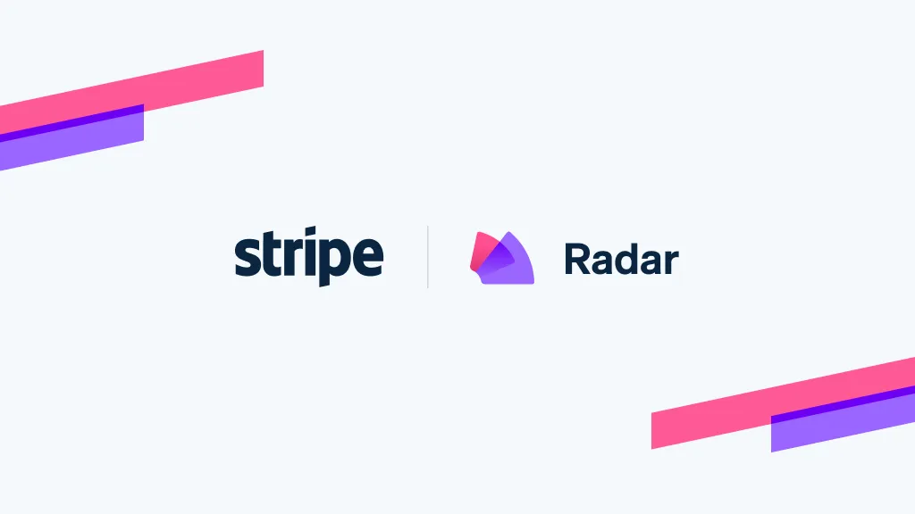 Stripeの不正検知機能Stripe Radarのロゴ