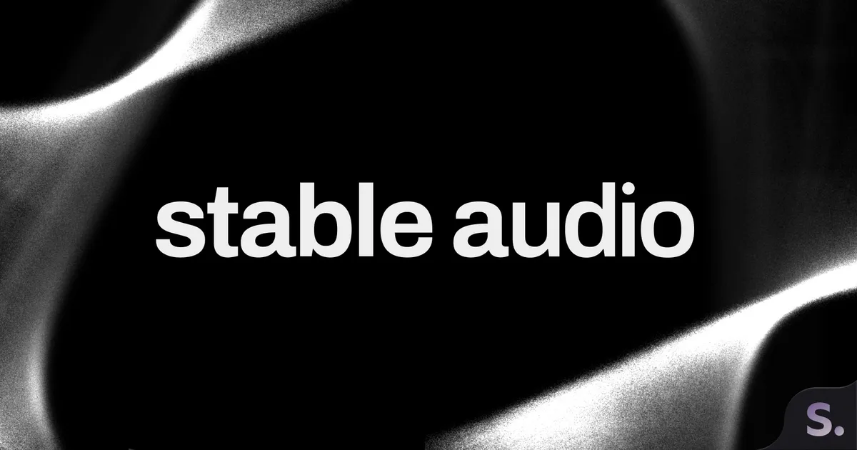 Stable Audioの公式ロゴビジュアル