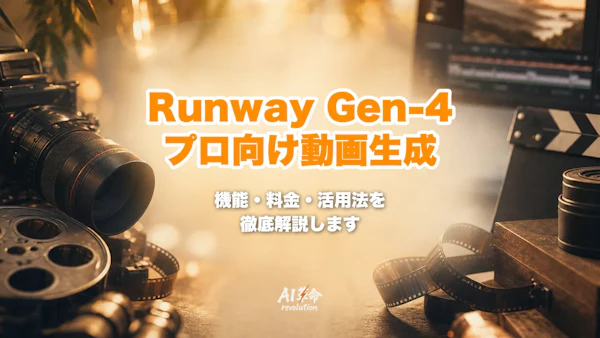Runway Gen-4とは?プロ向けAI動画生成の機能・料金・活用法を徹底解説【2026年10月版】