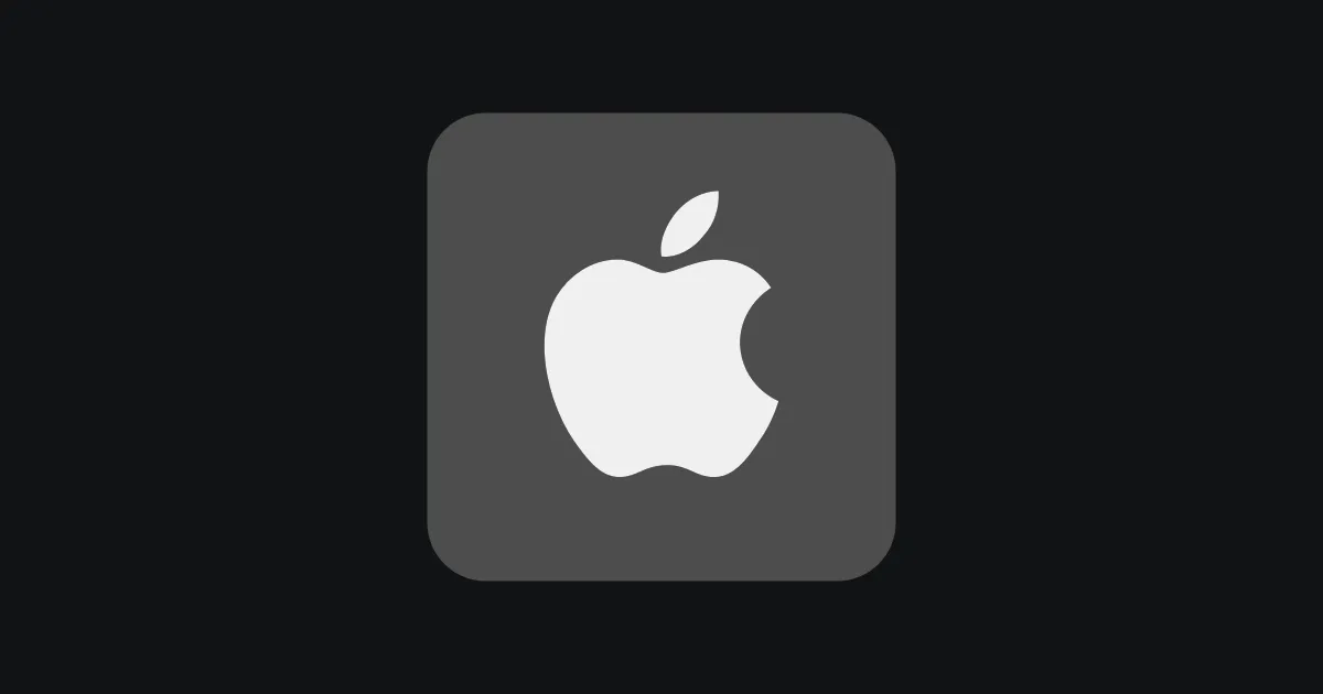 Appleのロゴ（Apple Developer Program使用許諾契約ページの公式画像）