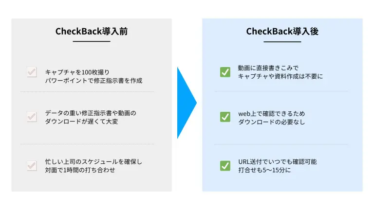 キャプチャ100枚の修正指示書や1時間の会議が不要に｜(株)ケアネット様 - Before & After