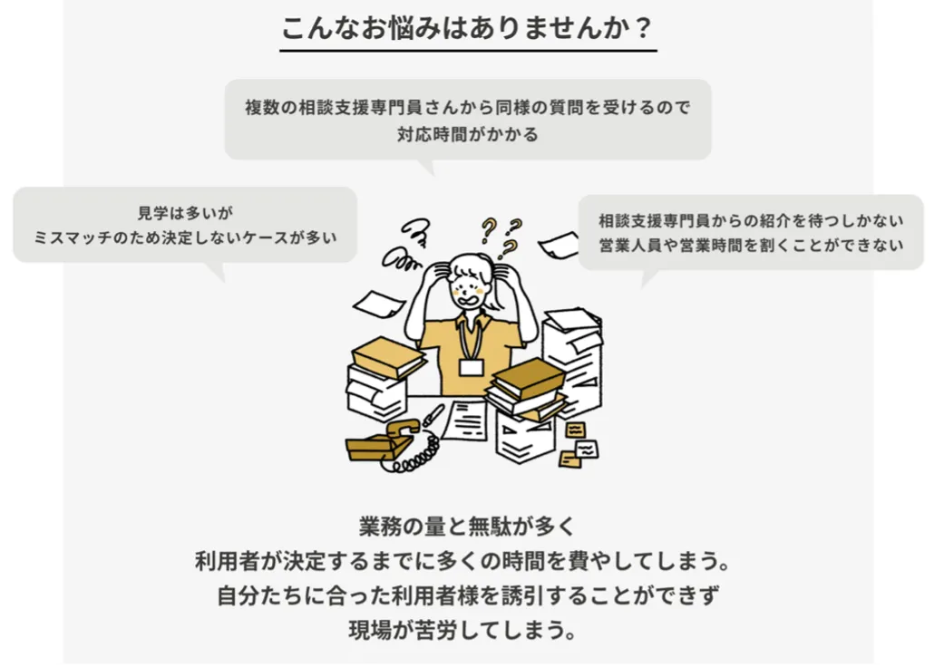 障害福祉サービスを運営する施設の方々