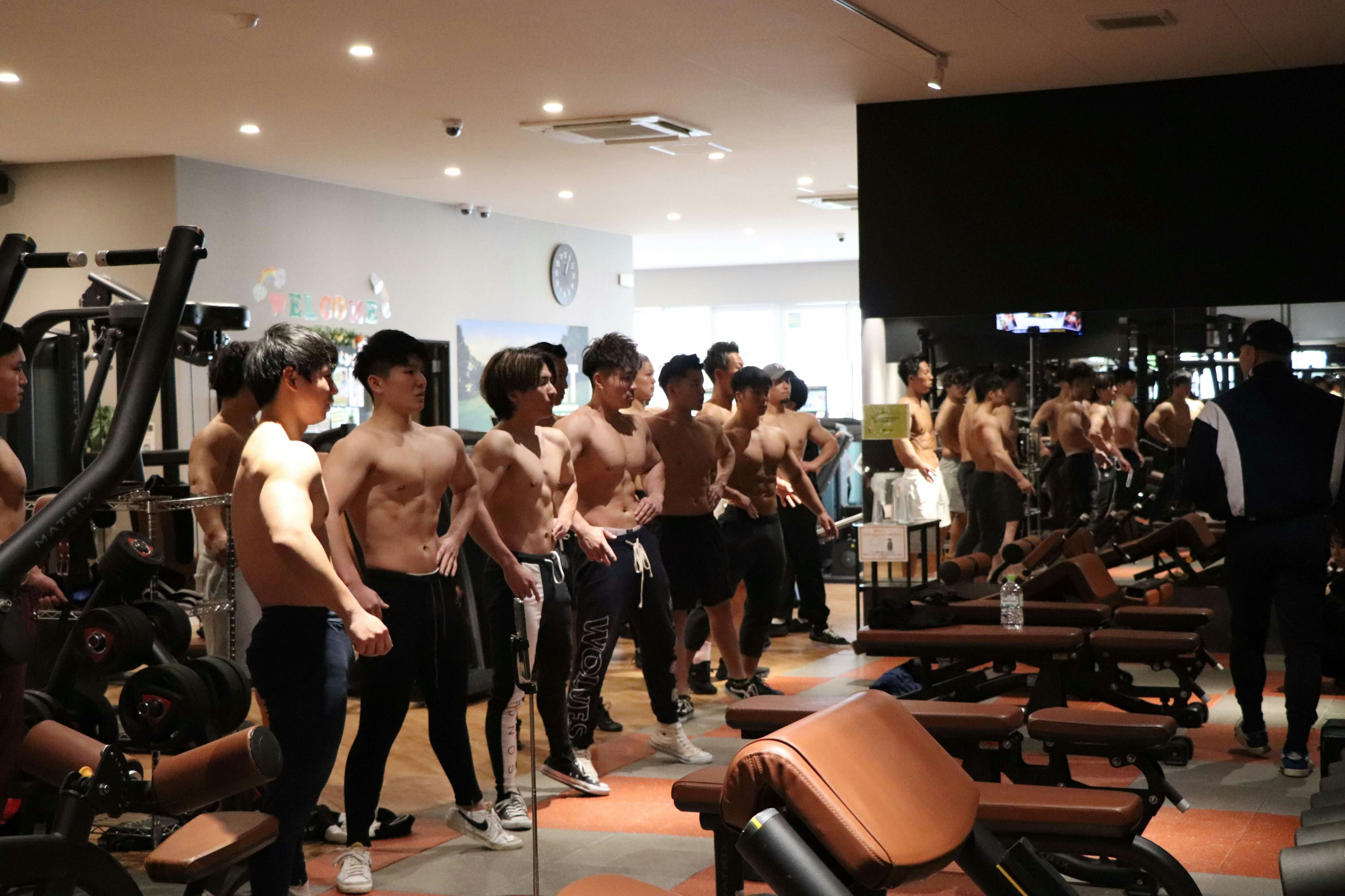 ◾️総勢17名のマッチョ介護士を対象としたトレーニング指導会