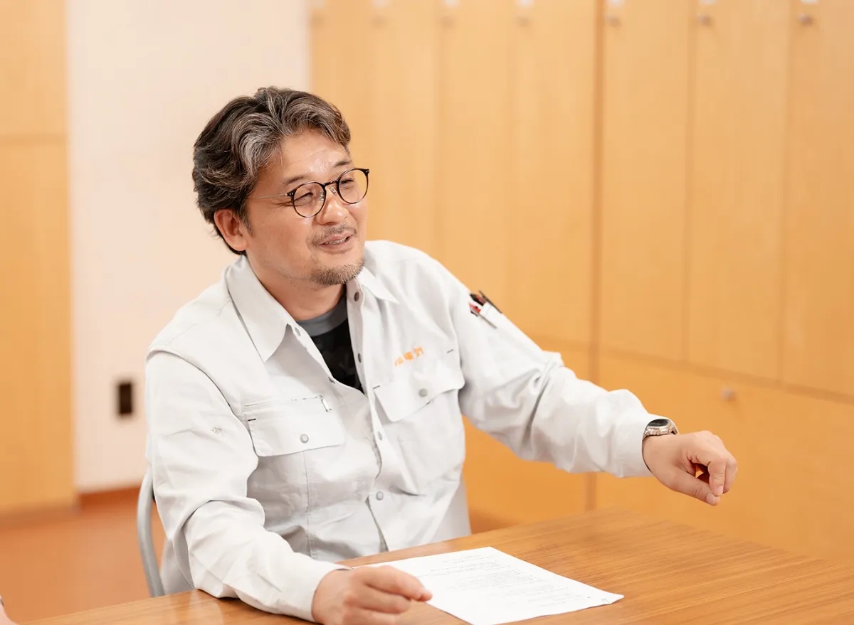 バインダー時代の苦労を語ってくださった副社長の杉山様