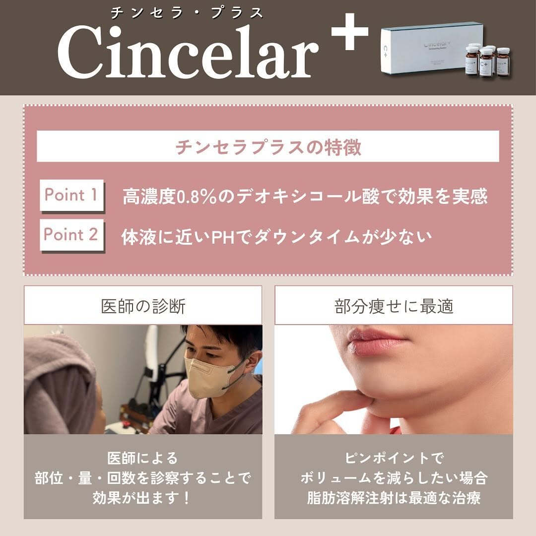 脂肪溶解注射は効果ない？｜チンセラプラスのデオキシコール酸濃度と注入量が結果を左右する理由 画像5