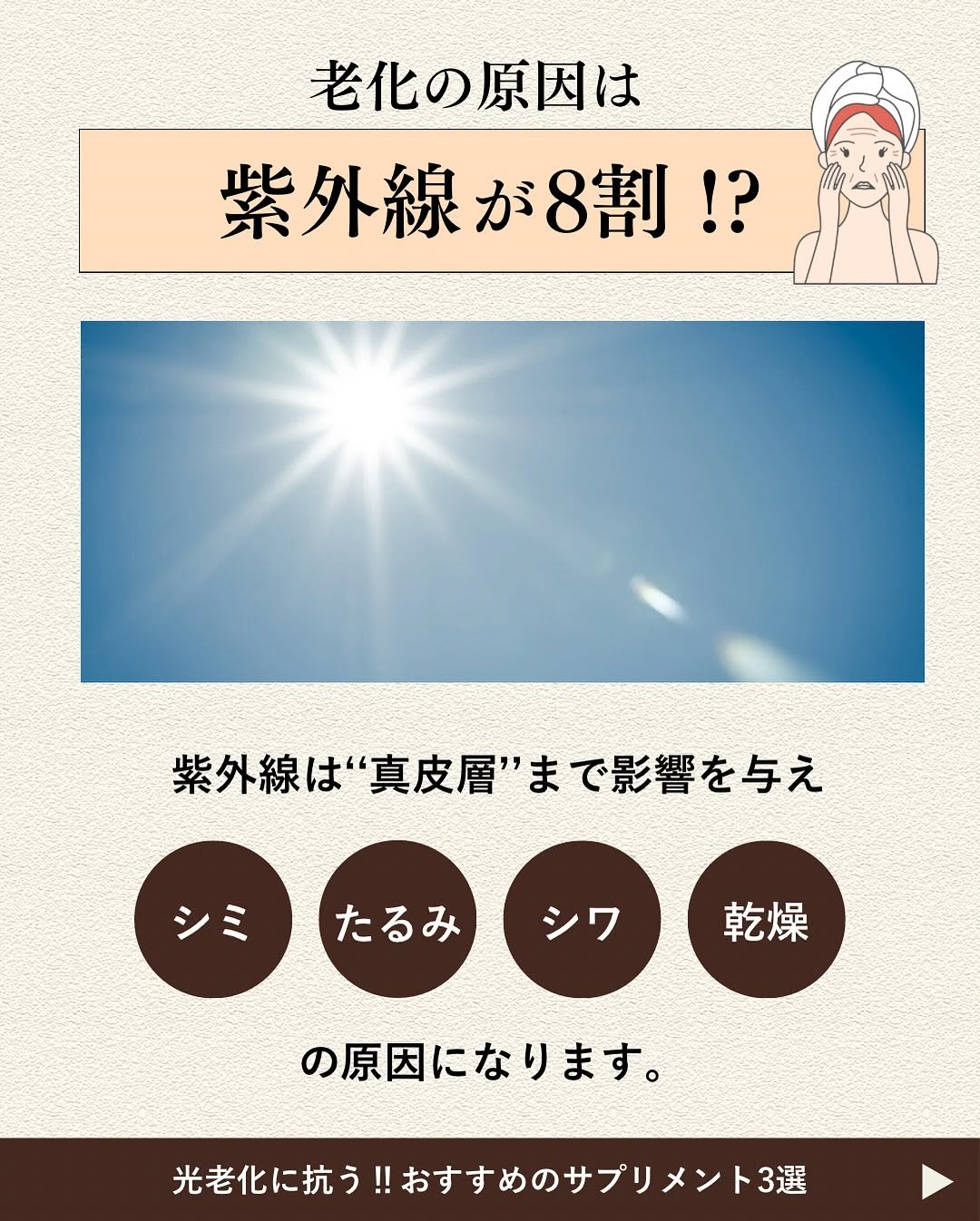 飲む紫外線対策サプリ3選｜日焼け前・日焼け後・日常ケア別おすすめ内服と選び方 画像2
