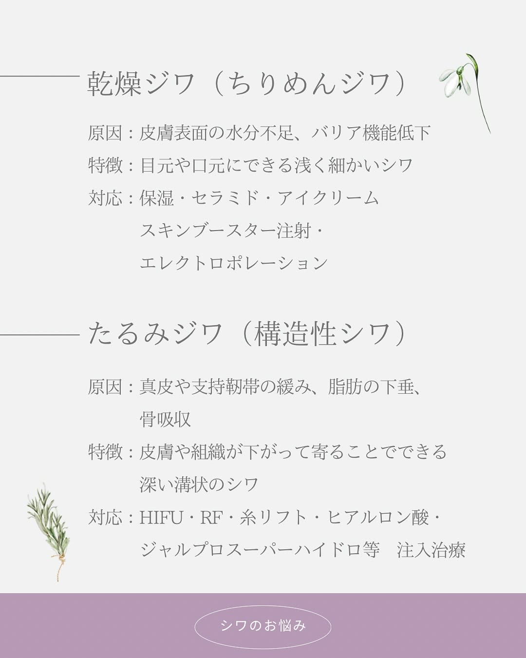 年齢に伴うシワのお話｜種類を知れば最適なケアが見えてくる 画像4