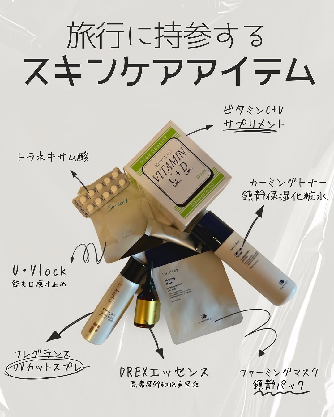 旅先にもマスト！美容ナースの紫外線対策トラベルセットをご紹介