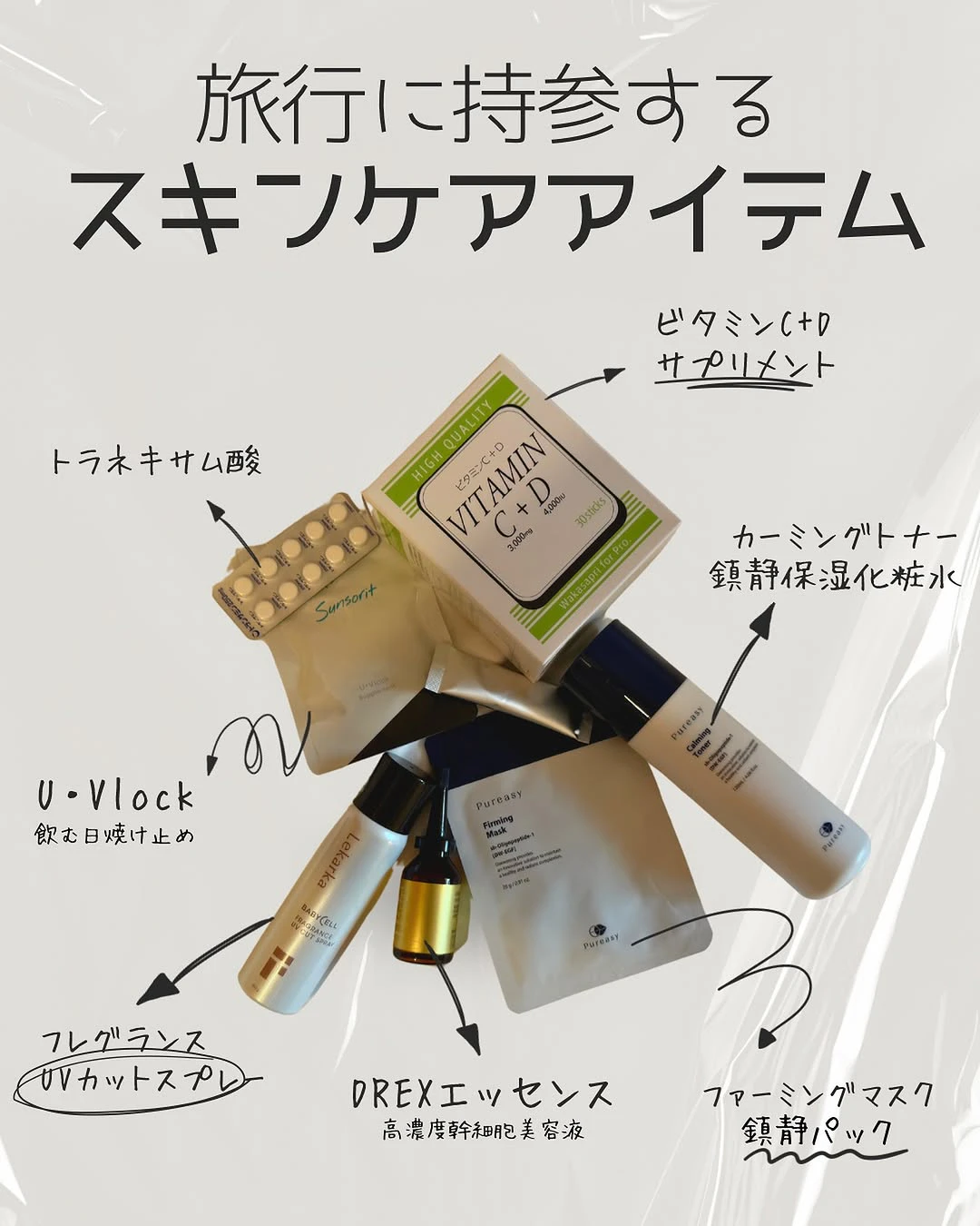 旅先にもマスト!美容ナースの紫外線対策トラベルセットをご紹介