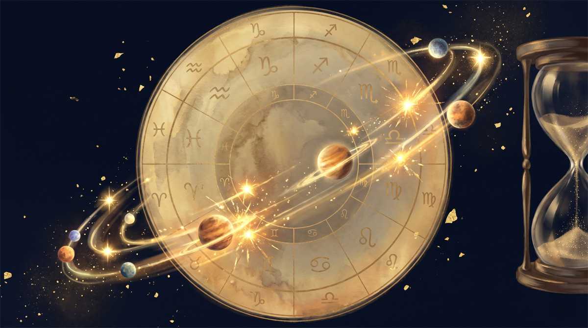西洋占星術 第10回：未来予測――静止した星図が「時の流れ」と交差する瞬間