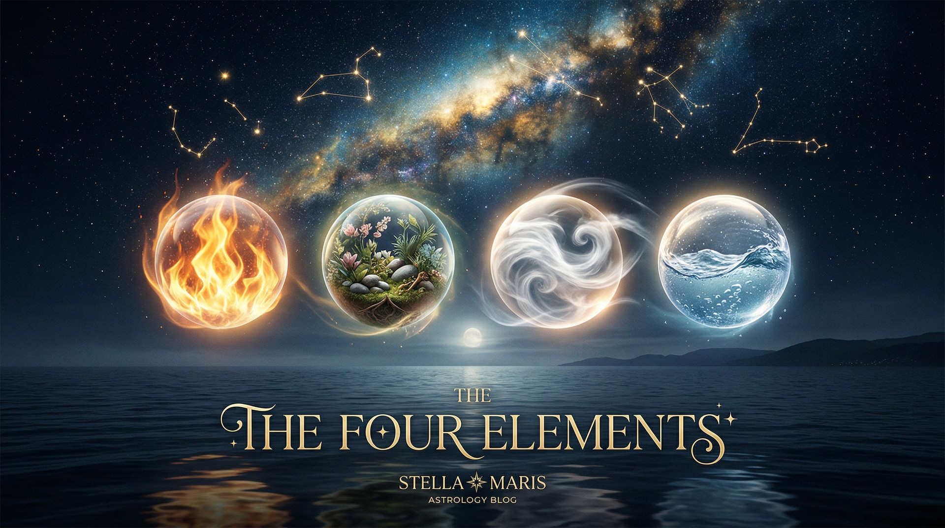 第2回 4元素（エレメント）：あなたの魂を形作る「4つのエネルギー」