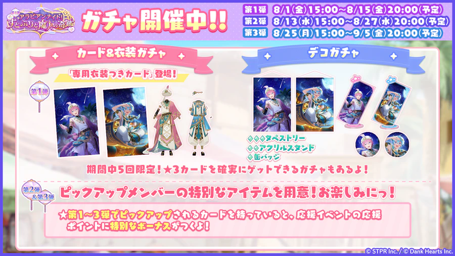 アラビアンナイト!すとぷりと魔人の奇跡|イベント概要
