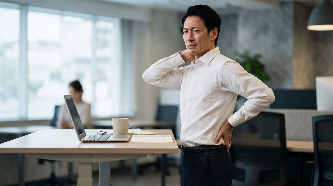 メタボの対策に取り組む男性のイメージ