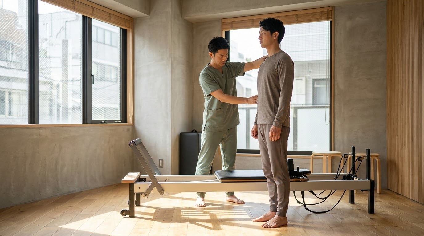 完全個室での姿勢分析パーソナルレッスン
