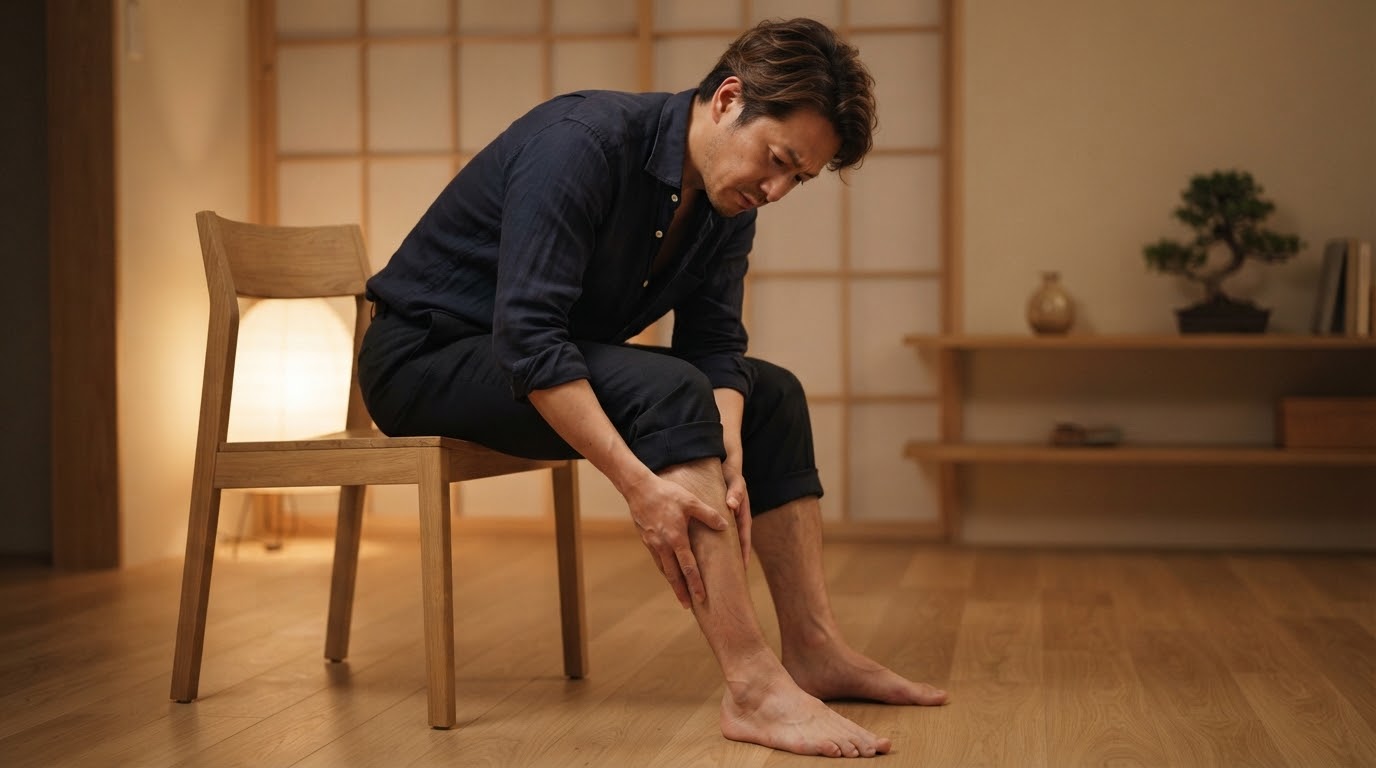 体幹トレーニングの対策に取り組む男性のイメージ