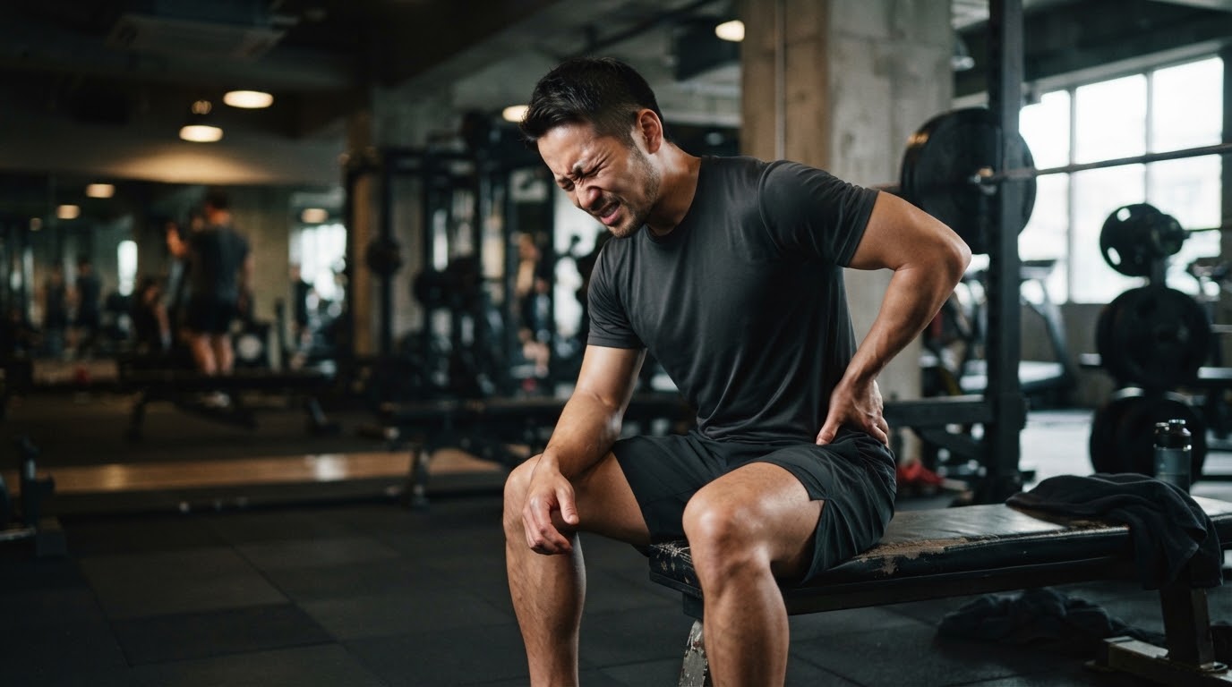 パフォーマンス向上の対策に取り組む男性のイメージ
