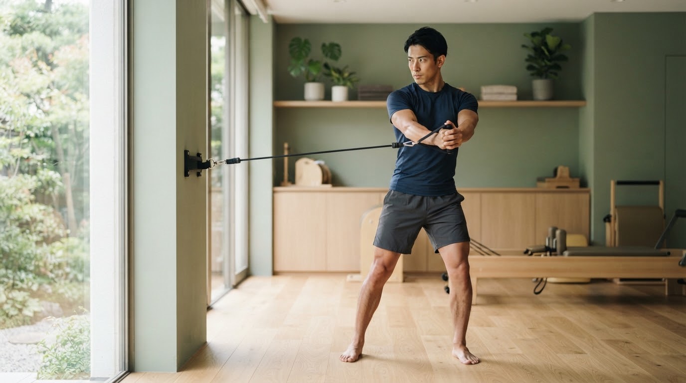 ゴルフのパフォーマンス向上を意識した回旋系の体幹トレーニング