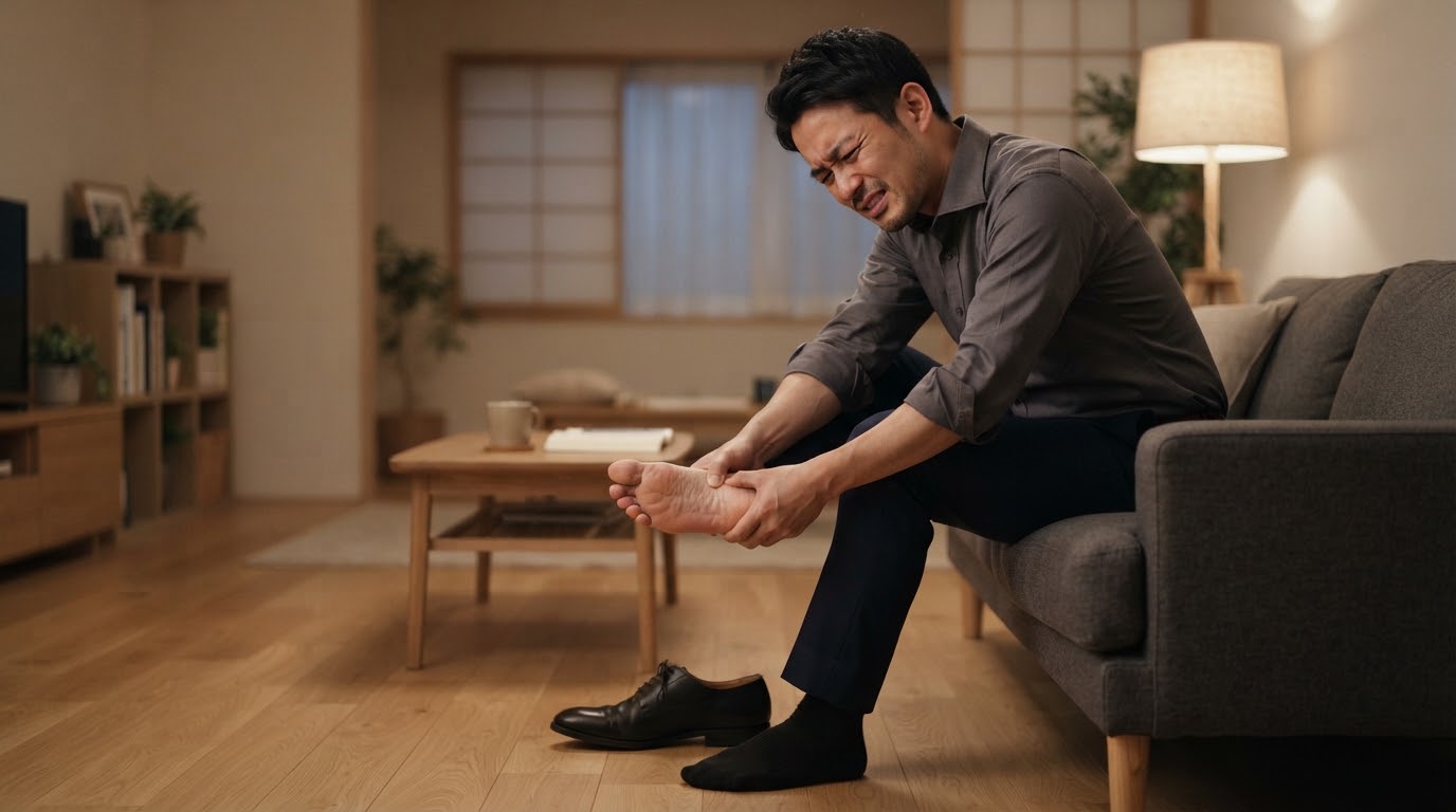 内臓脂肪の対策に取り組む男性のイメージ