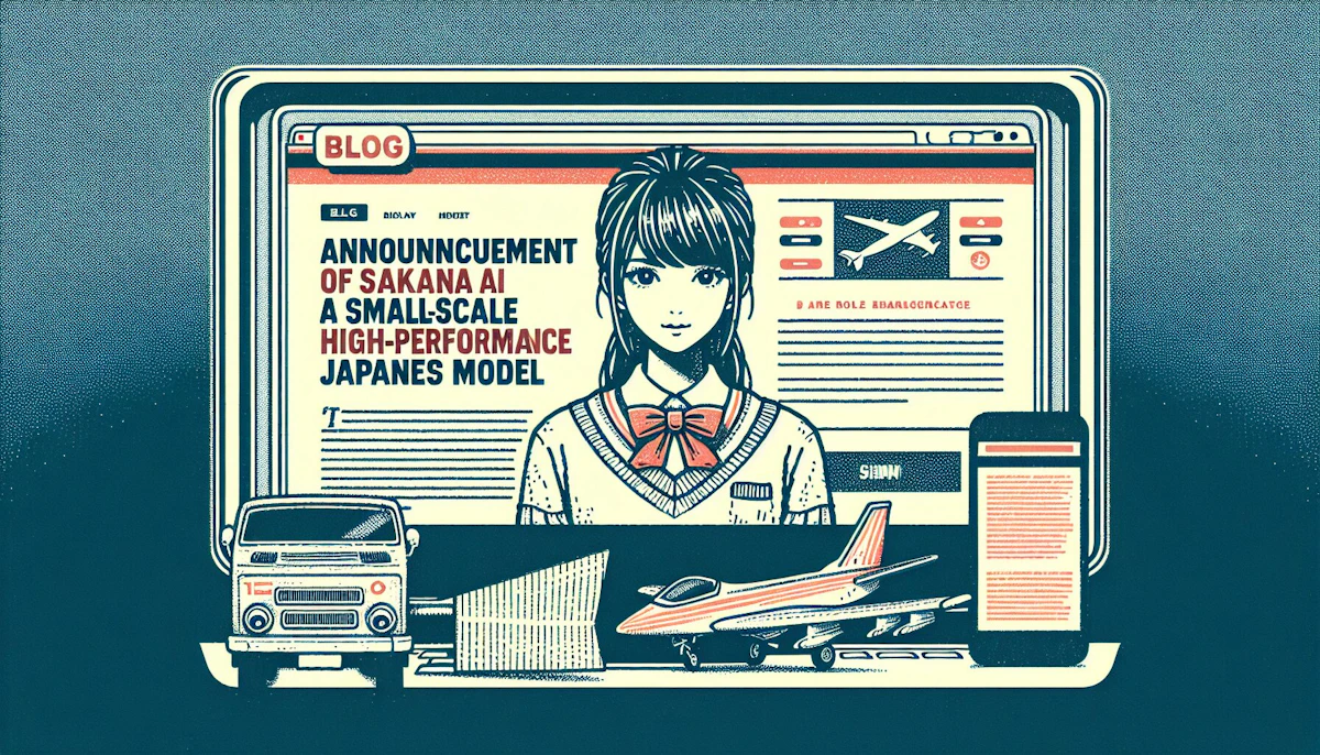 Sakana AI、小規模高性能日本語モデル発表!