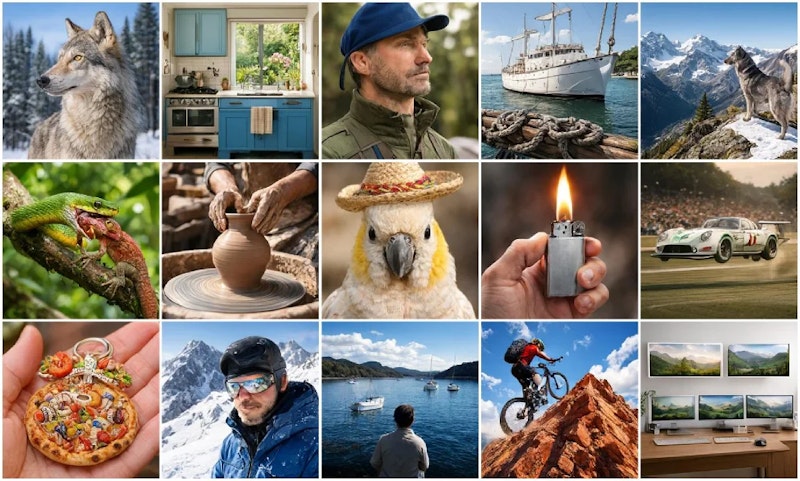 図4: 1000層MV-Split DiTによるクラス条件付き画像生成サンプル（ImageNet 256×256）