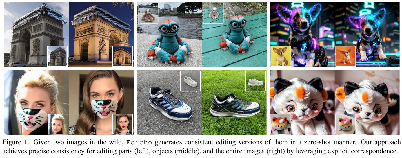 【Edicho】画像編集で特定要素を編集しても一貫性を保つ