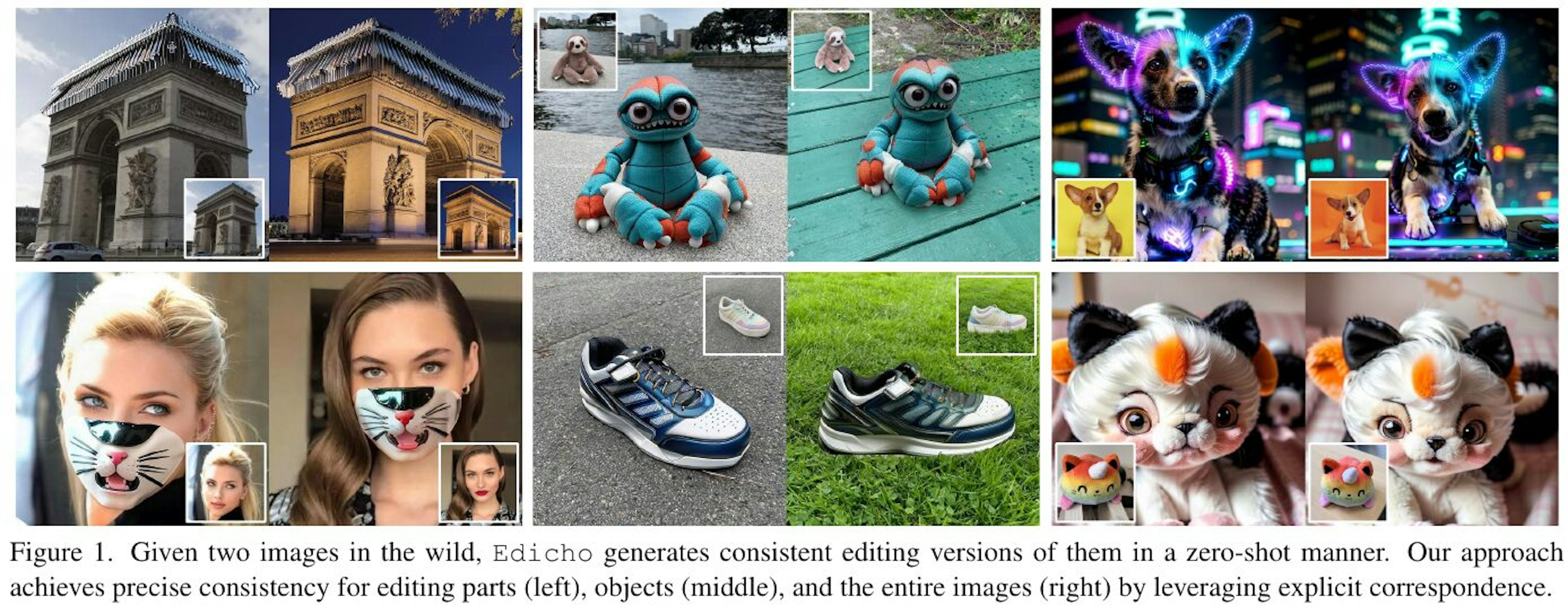 【Edicho】画像編集で特定要素を編集しても一貫性を保つ