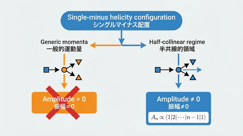 図1: シングルマイナス振幅の従来の理解と新発見の比較