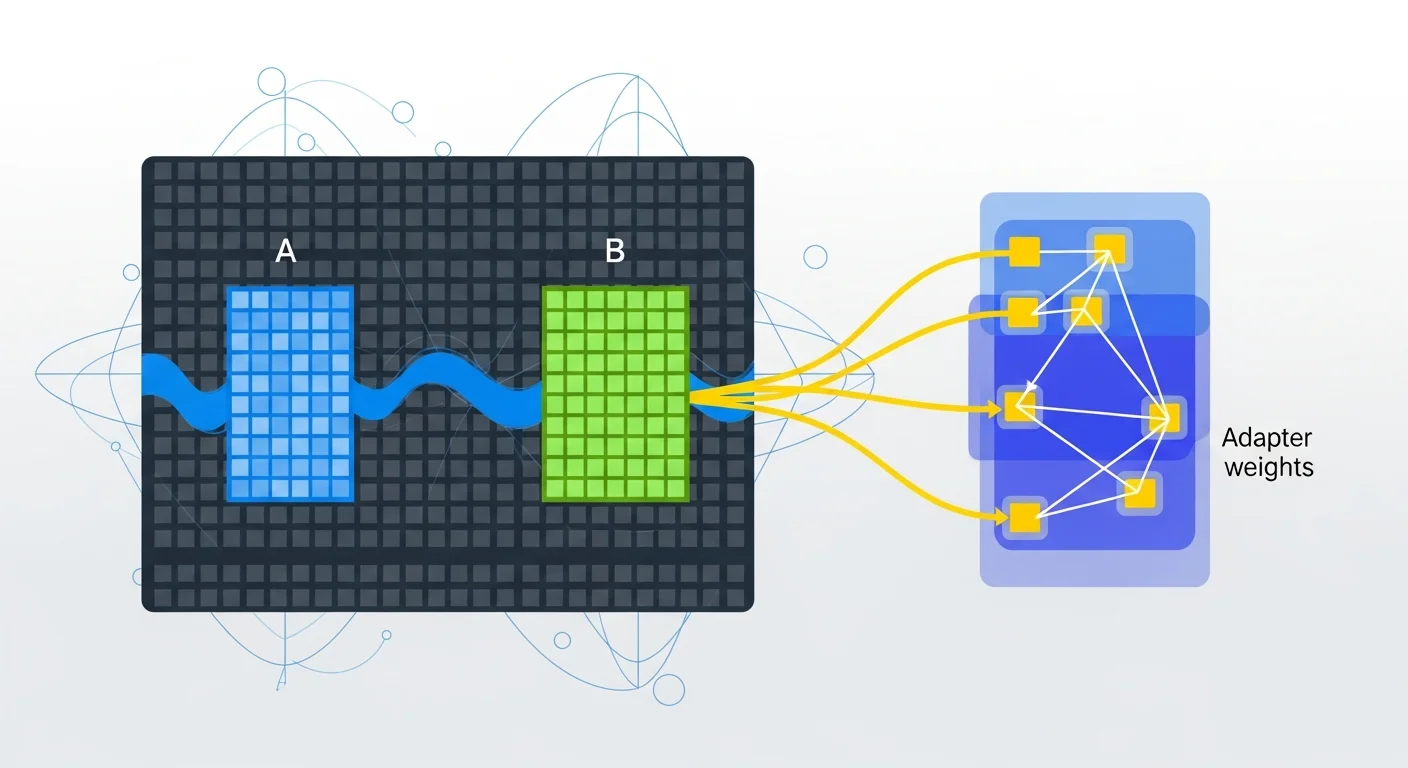 LoRA（ローラ）とは？仕組み・QLoRA・DoRAとの違い・LLM/画像生成AIでの活用方法をわかりやすく解説