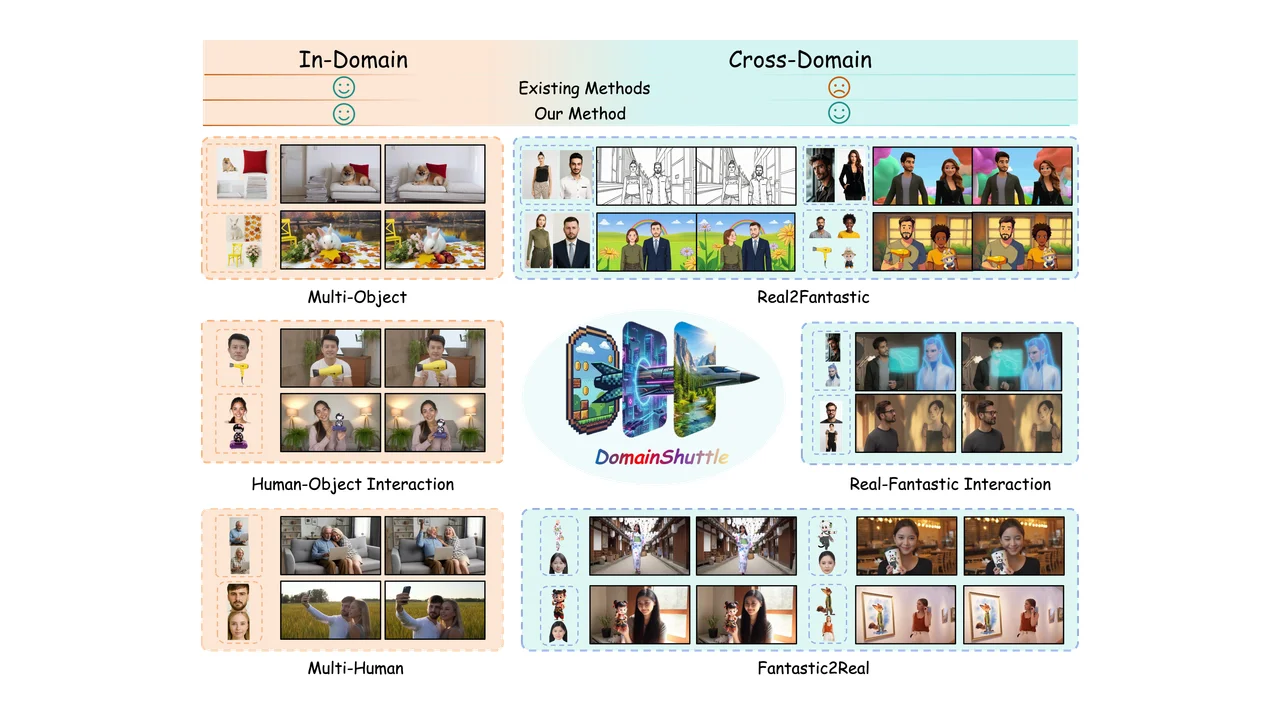 DomainShuttleとは？被写体の特徴を保ちながら自由なドメインで動画生成する新手法