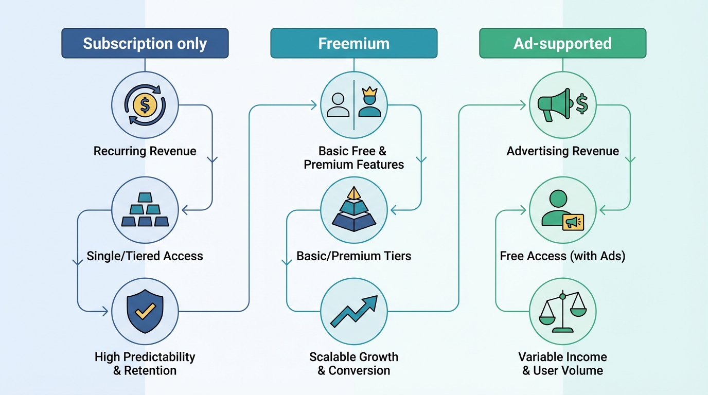 図2: AI業界の収益モデルの比較