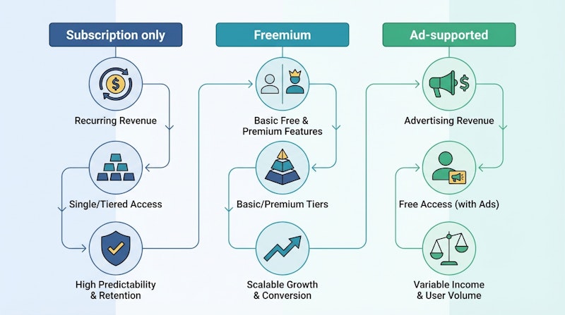 図2: AI業界の収益モデルの比較