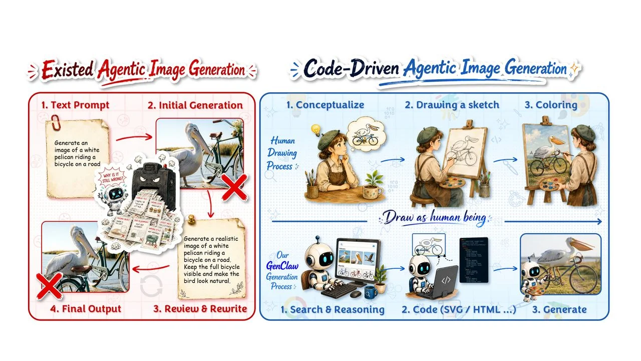 GenClawとは？SVG・HTMLコードを中間層に使ったエージェント型画像生成の仕組み