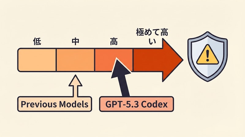 図2: OpenAIのサイバーセキュリティリスク分類の変遷