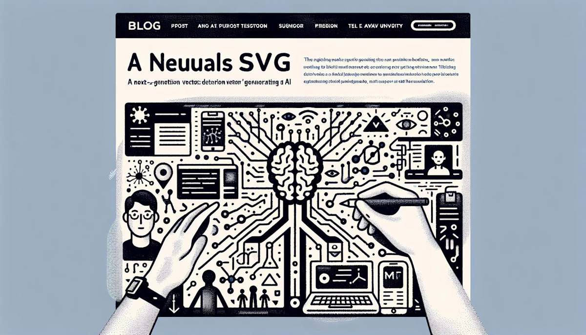 MITとテルアビブ大、次世代ベクター生成AI「NeuralSVG」発表！