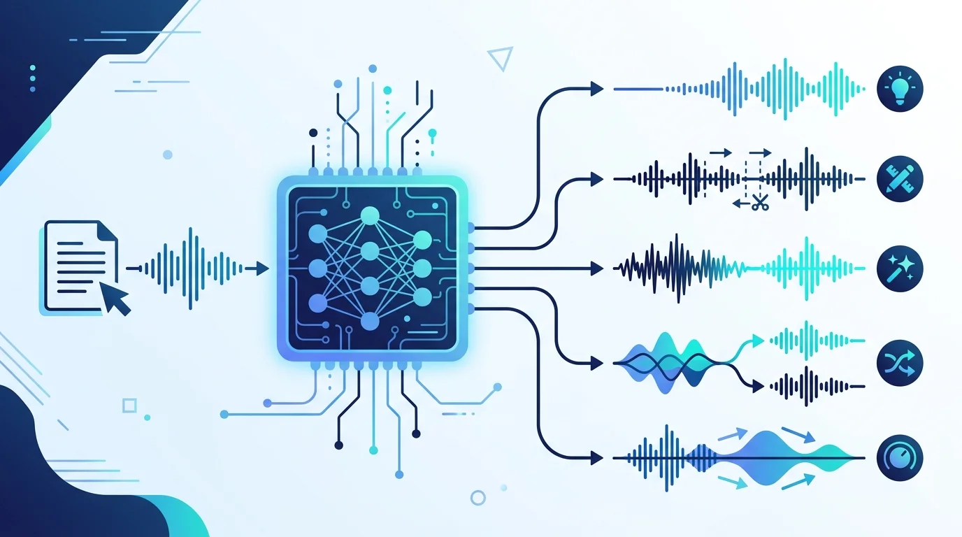 AuKとは？自然言語の指示で音声を生成・編集する5タスク統合基盤モデル